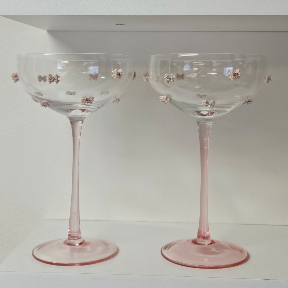 Viral Pink Bow Glasses